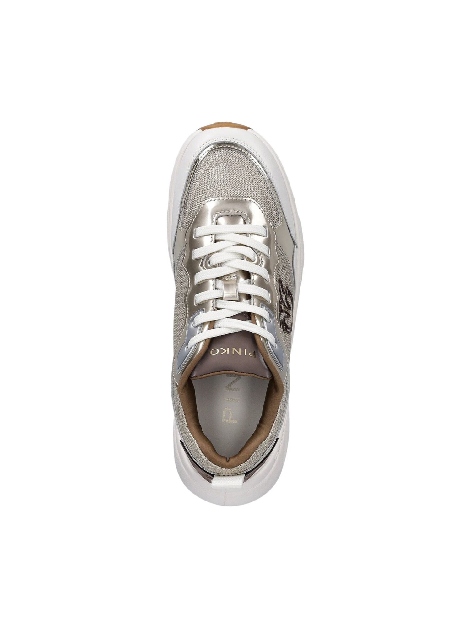 PINKO Zapatillas deportivas bajas  platino – imagen 4