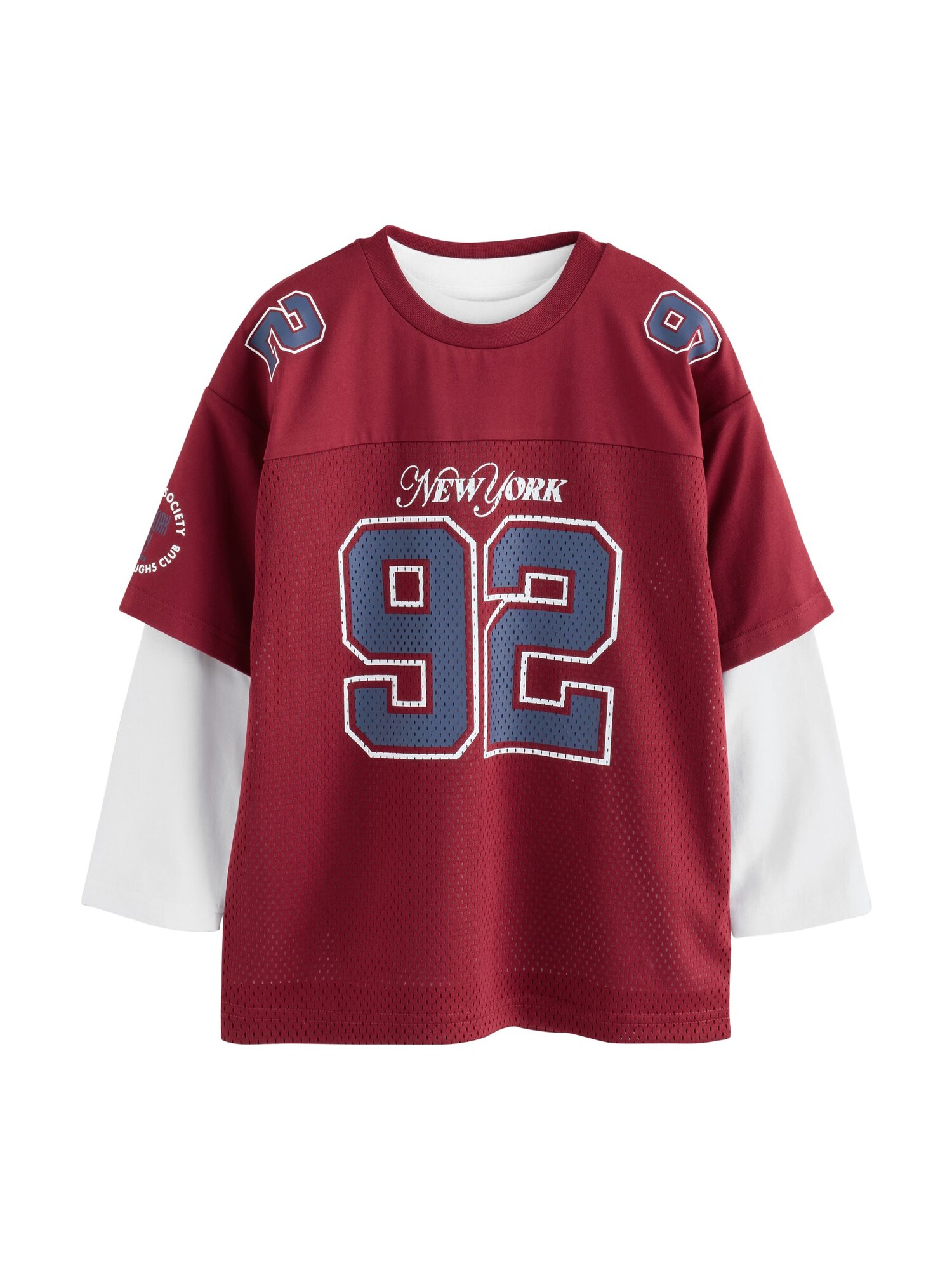 Next Majica 'Varsity' burgund