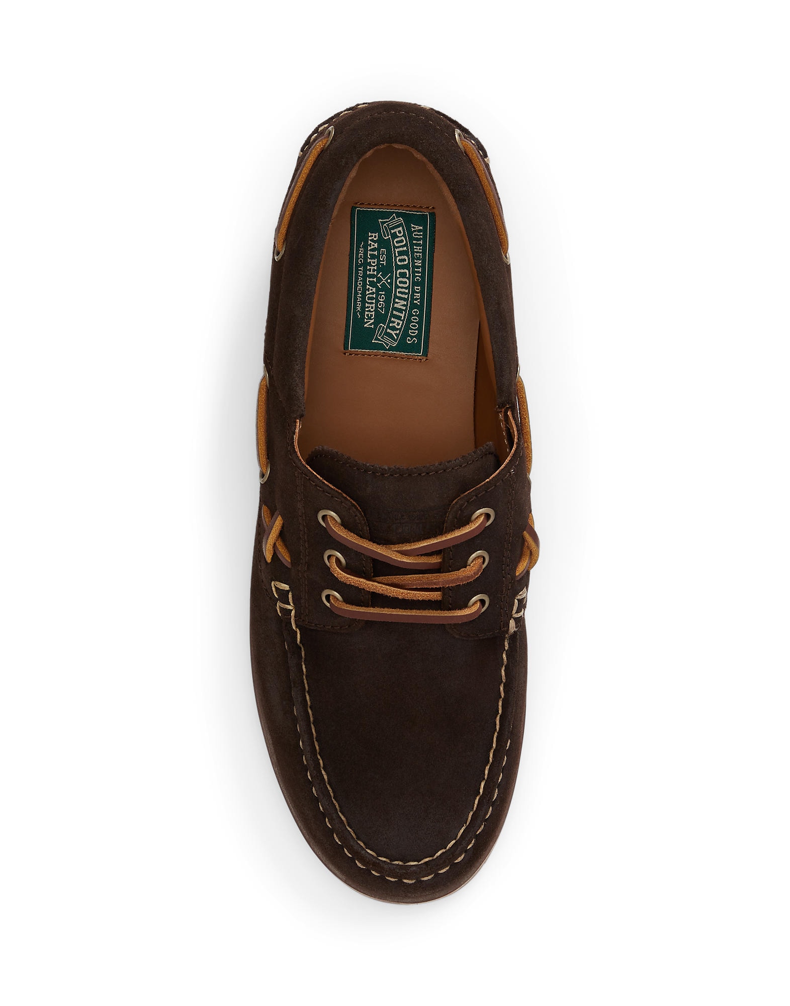 Polo Ralph Lauren Zapatos con cordón caramelo / marrón oscuro – imagen 2