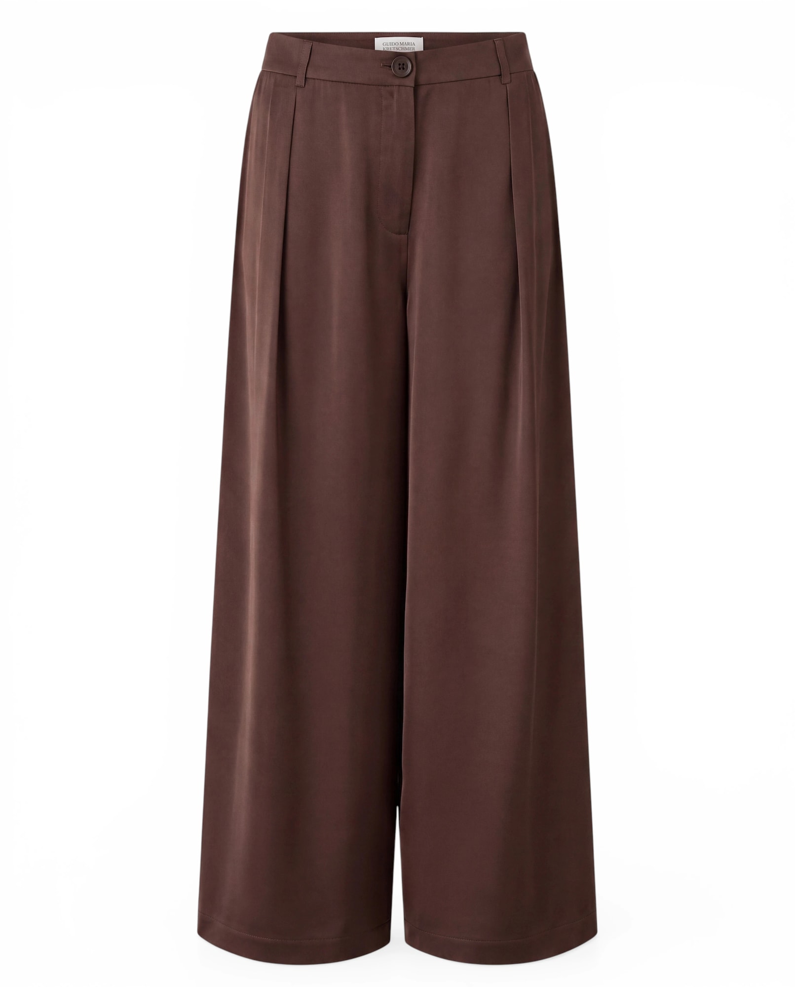 Guido Maria Kretschmer Pantaloni con pieghe 'Tara' marrone