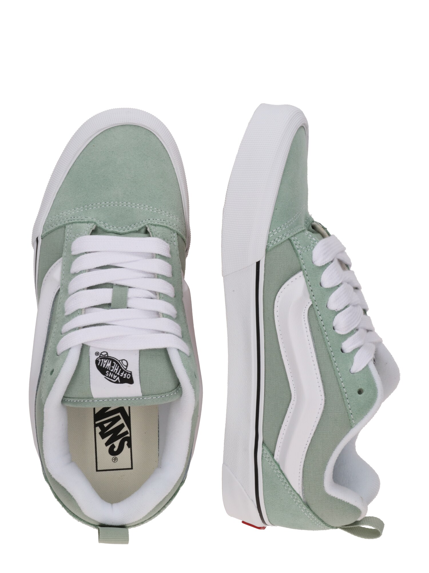 VANS Nízke tenisky 'Knu Skool' pastelovo zelená / čierna / biela (obrázok 3)