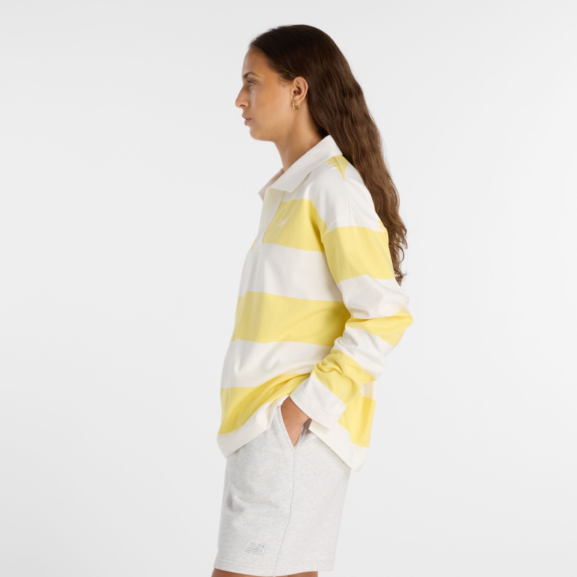 New balance Camiseta  amarillo / blanco – imagen 2