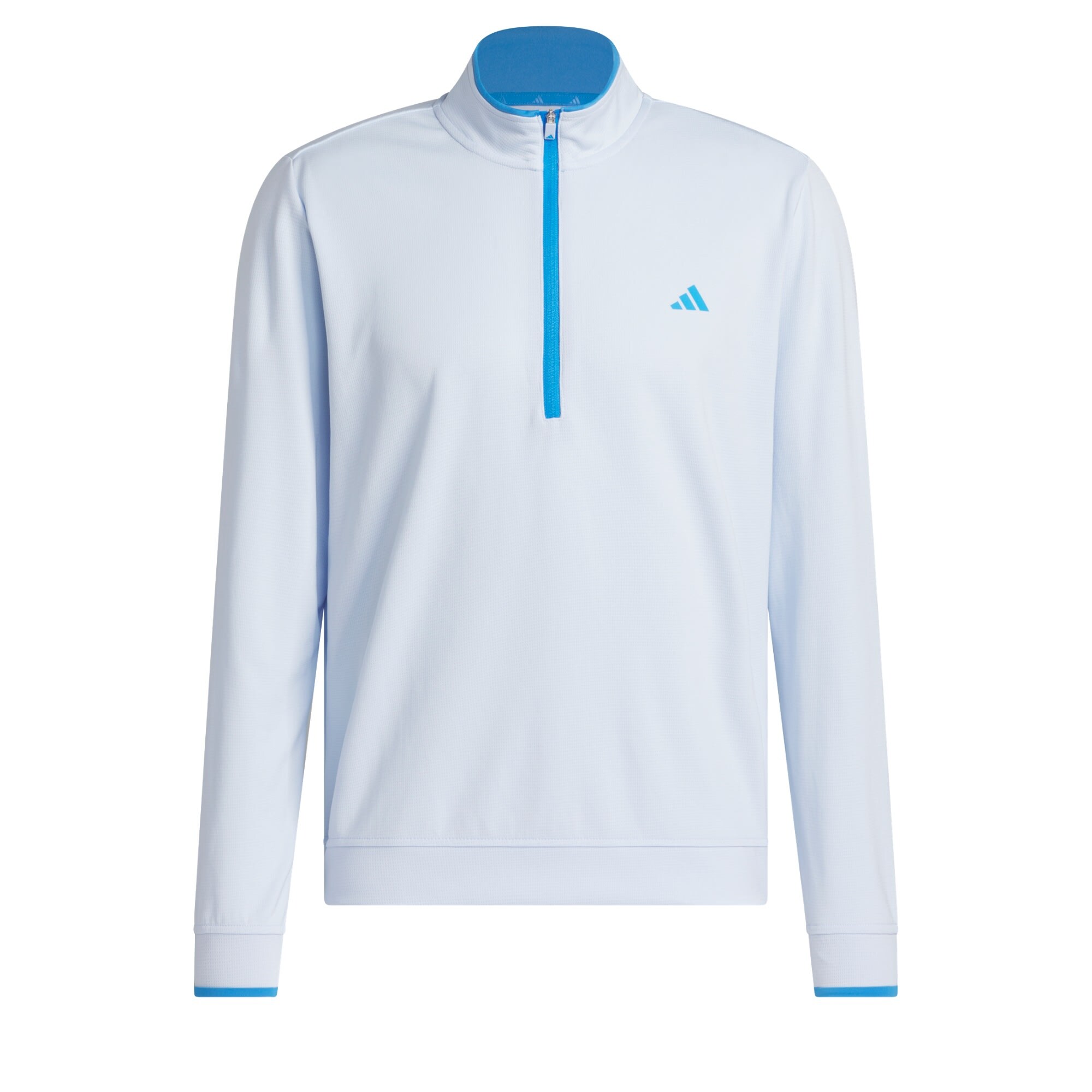 ADIDAS GOLF Camiseta funcional 'Lightweight Half-Zip' azul claro / blanco