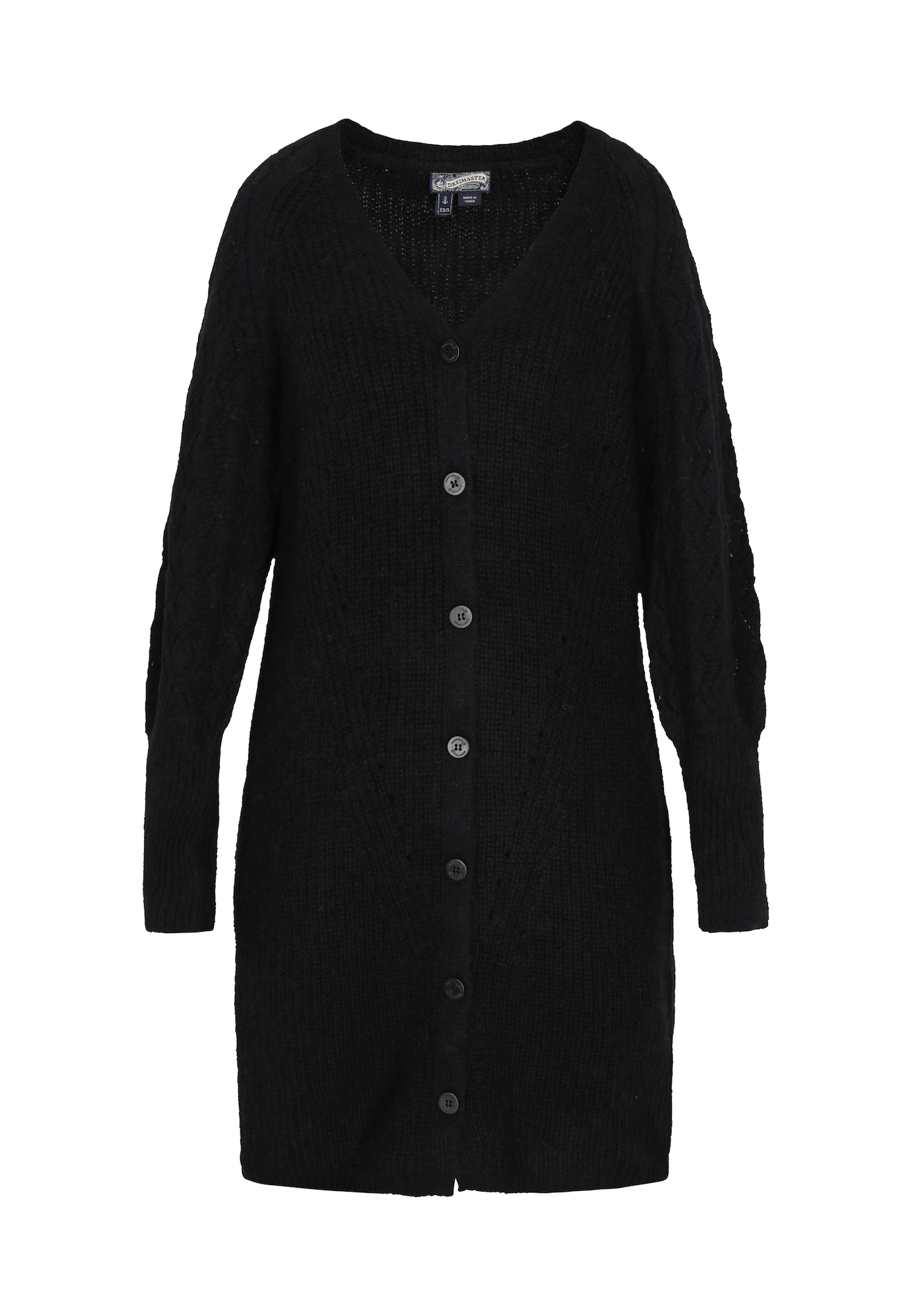 DreiMaster Vintage Geacă tricotată  negru