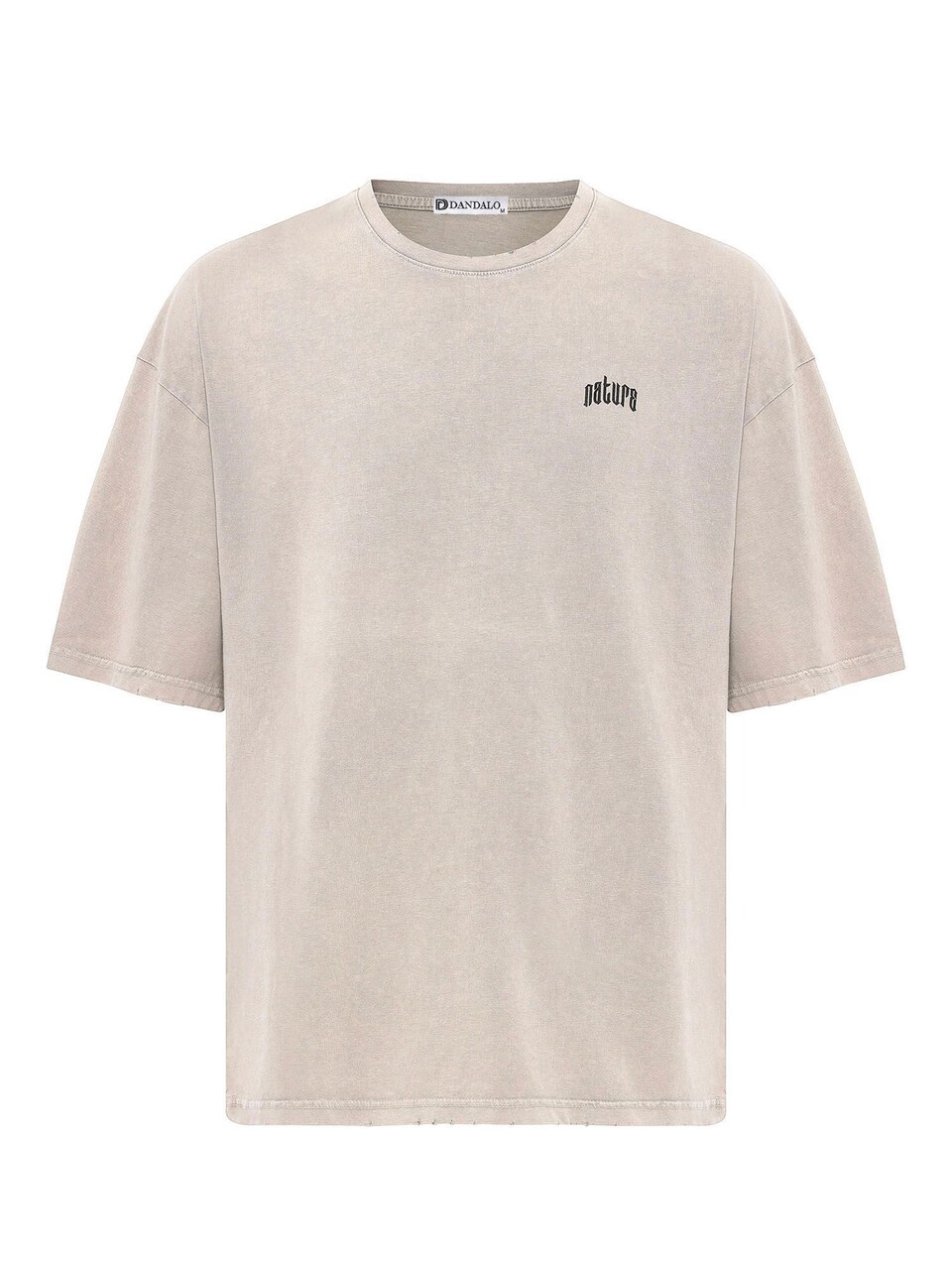 T-shirt azur / stone / svart
