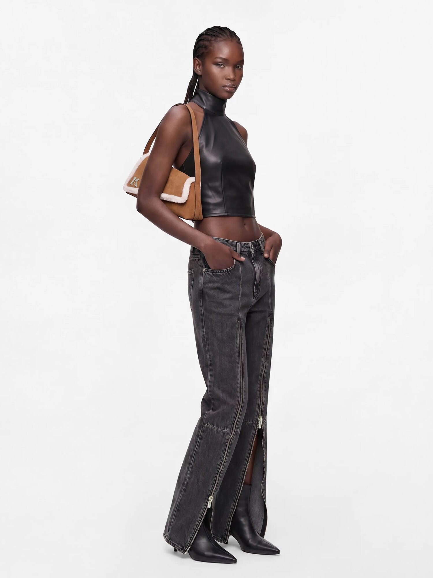 KARL LAGERFELD JEANS Top negro – imagen 3