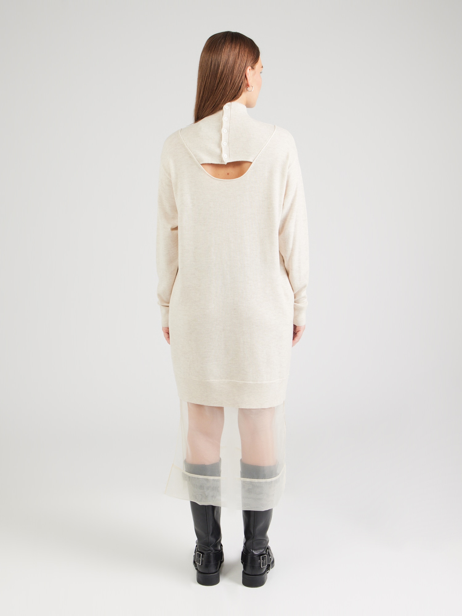 3.1 Phillip Lim Pletené šaty béžová (obrázok 3)