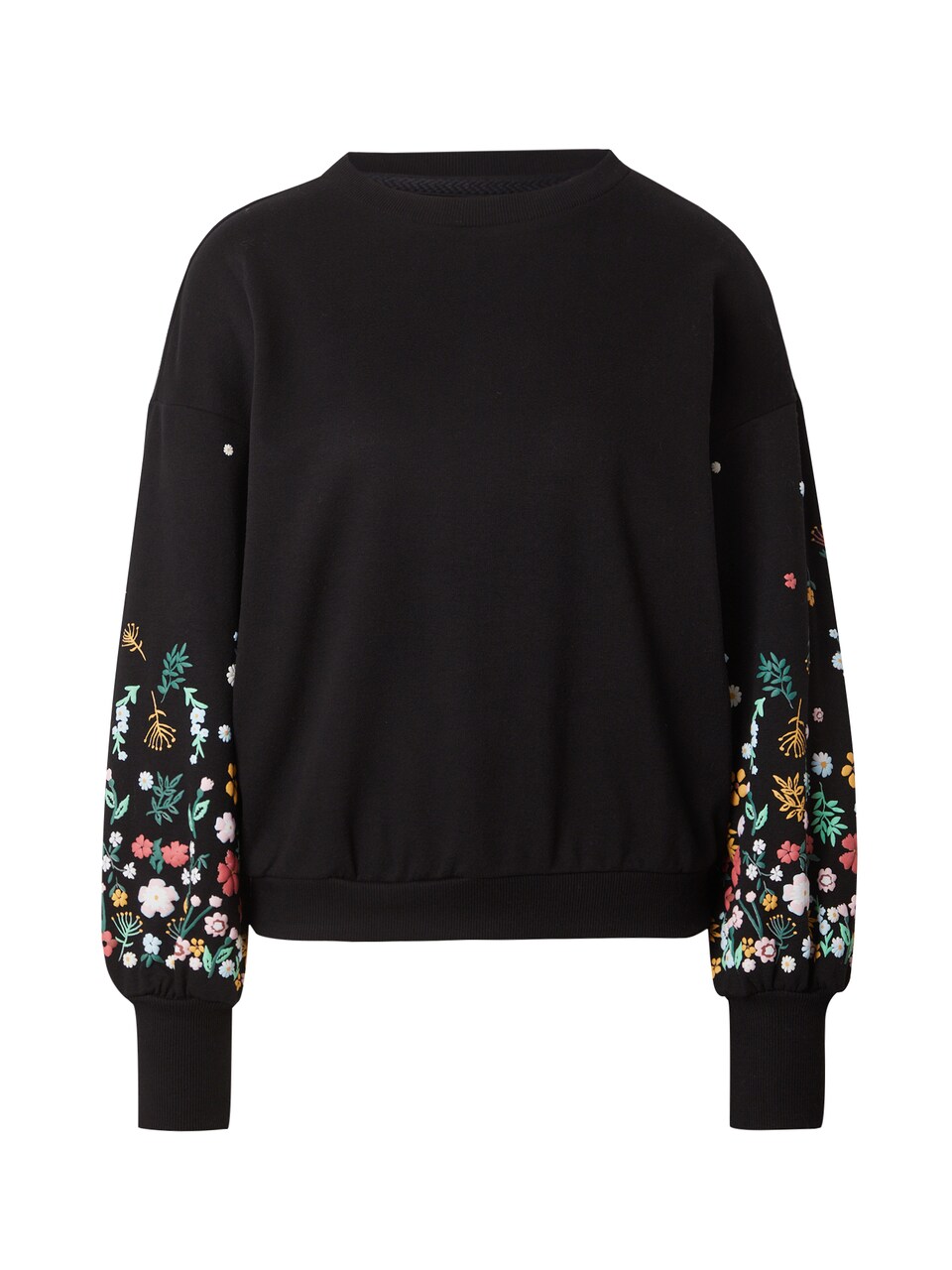 Sweatshirt 'ONLBrooke' ljusgrön / rosé / svart