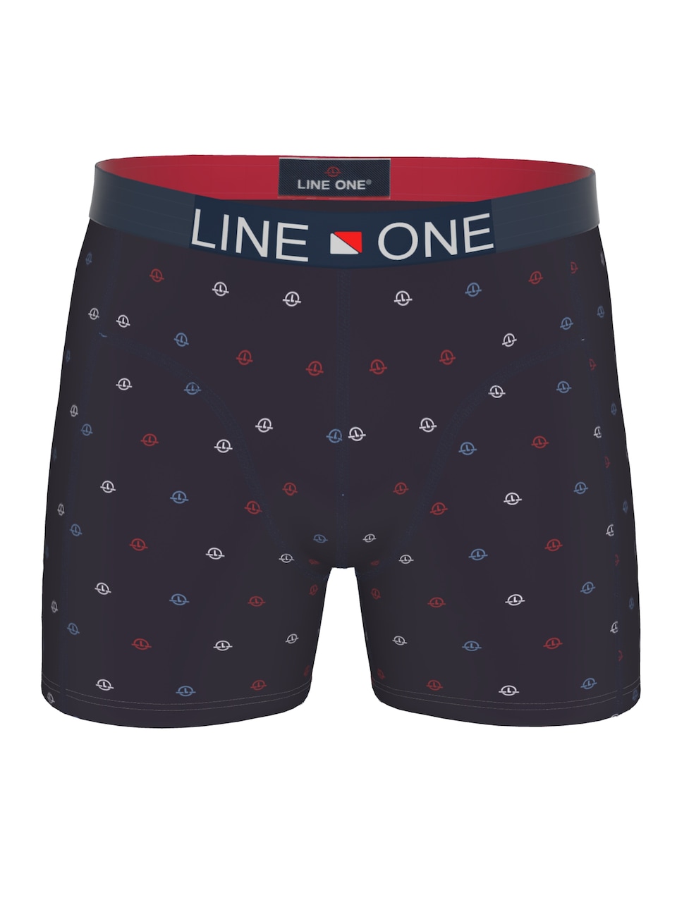 Boxershorts 'Line One Herren Boxershort "Digital" bedruckt'