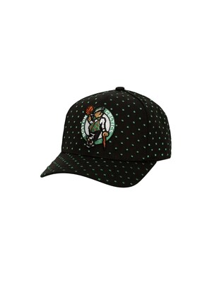 Mitchell & Ness Gorra 'Gorra mitchell & ness negra celtics polka dotted pro crown snapback'  negro