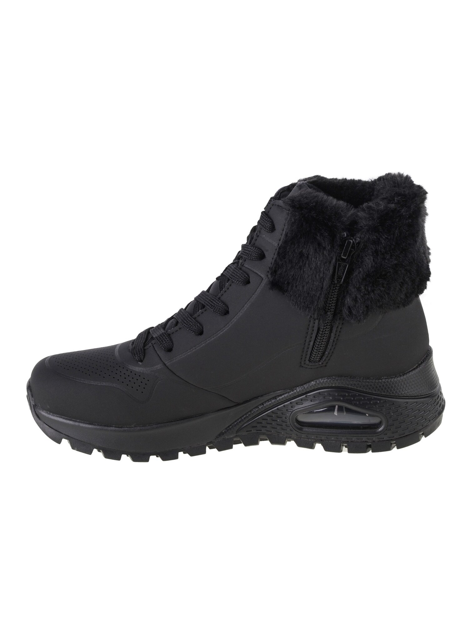 Botines Skechers Uno Rugged Fall Air 167274 para Mujer Bbk Negro – imagen 2