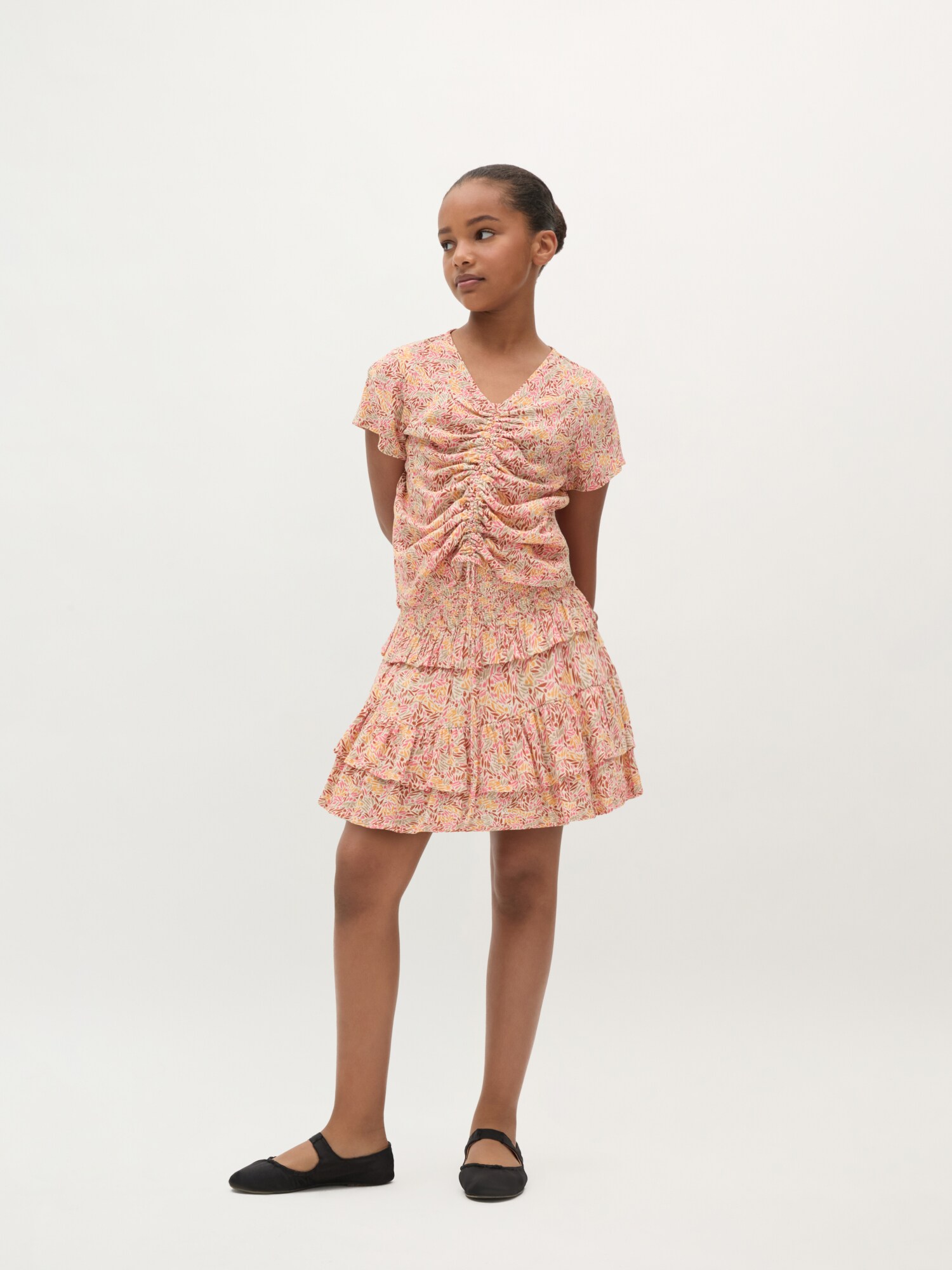 Thumbnail - Scalpers Floral Skirt Girls