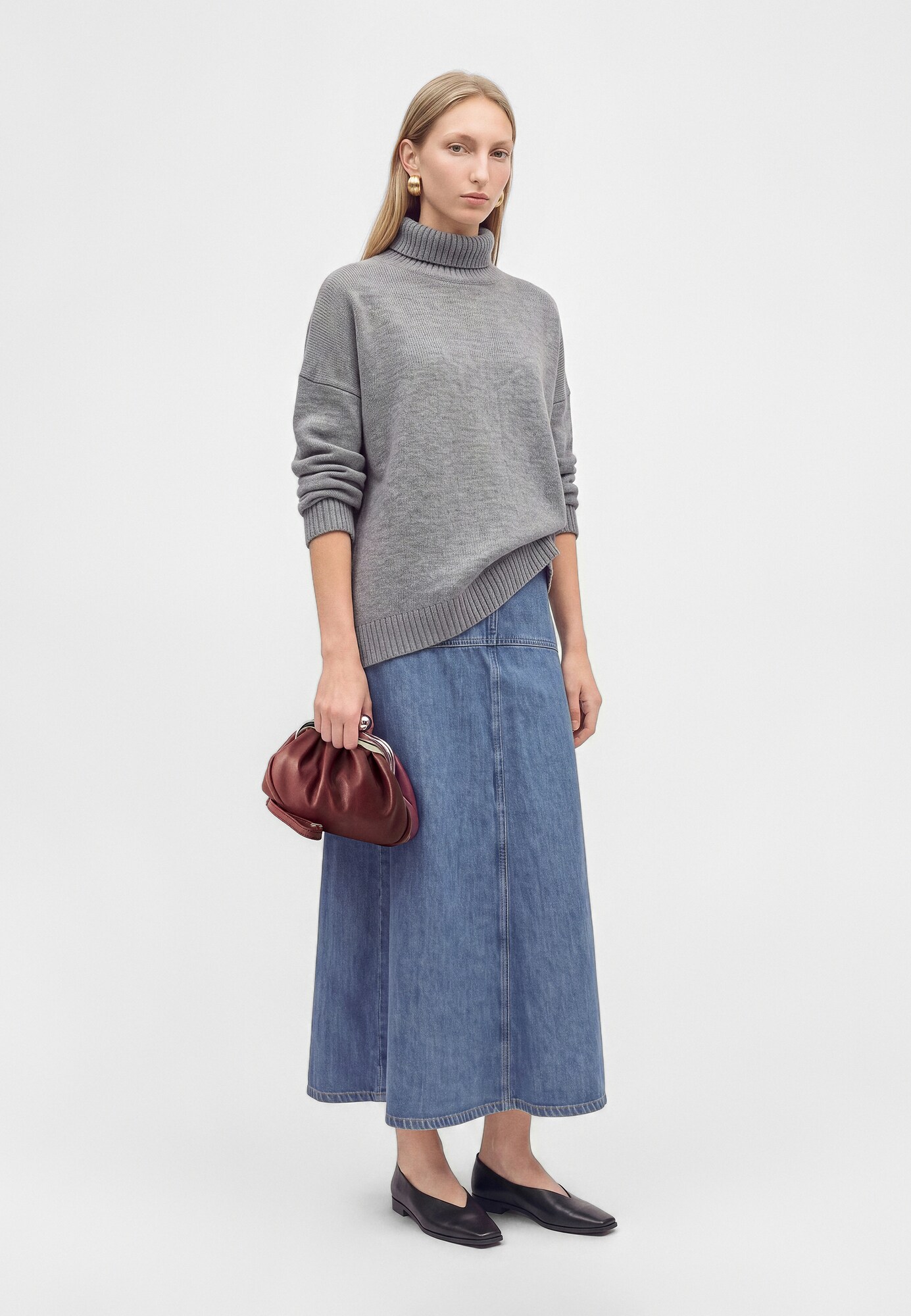 Weekend Max Mara Jersey 'BORGIA' gris oscuro – imagen 3