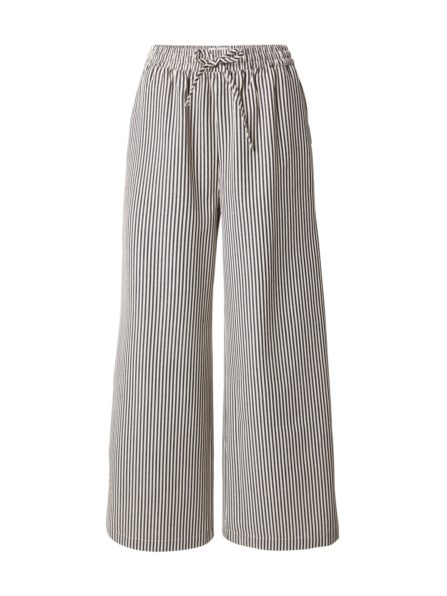 Lollys Laundry Pantaloni Liam  negru / alb natural