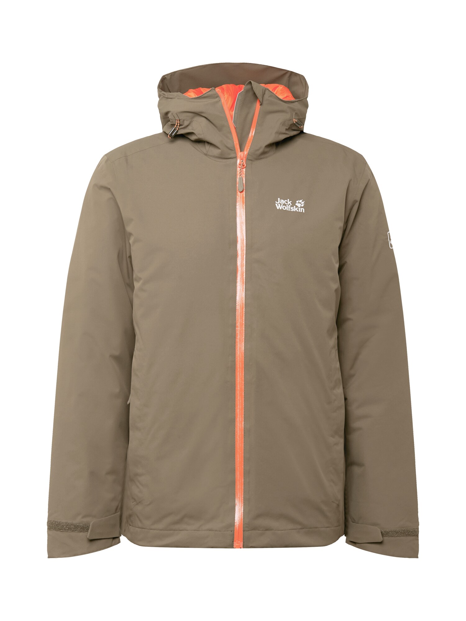 JACK WOLFSKIN Sportinė striukė 'ARGON'  pilka