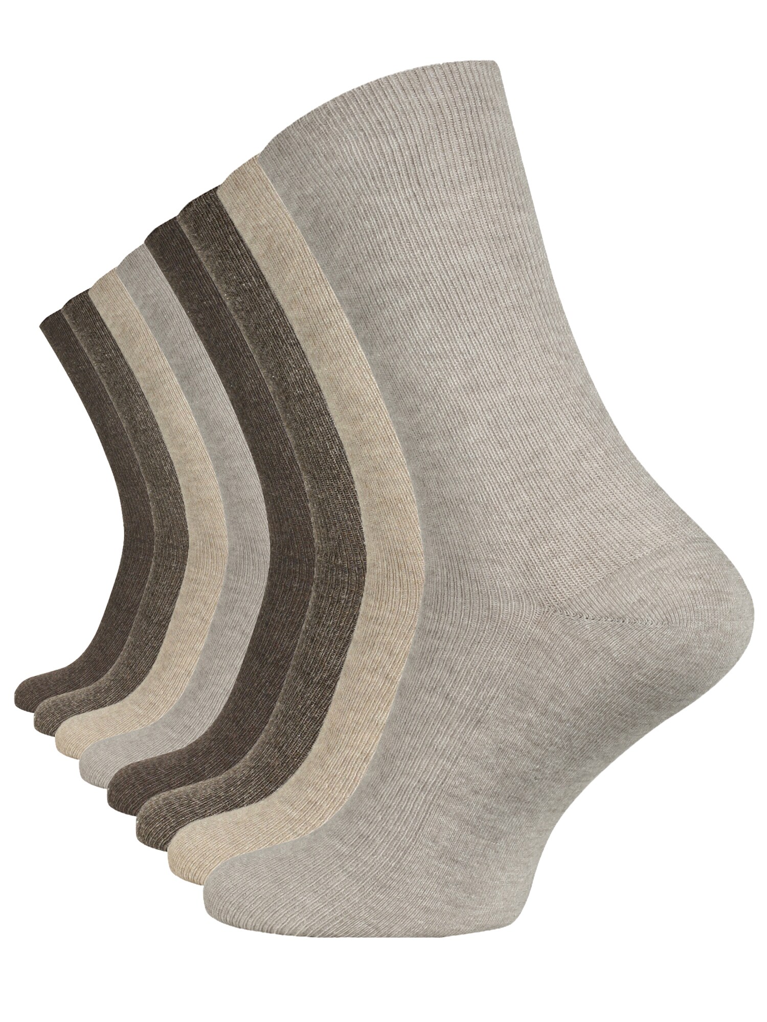 Cotton Prime Calcetines  beige / marrón moteado / color barro