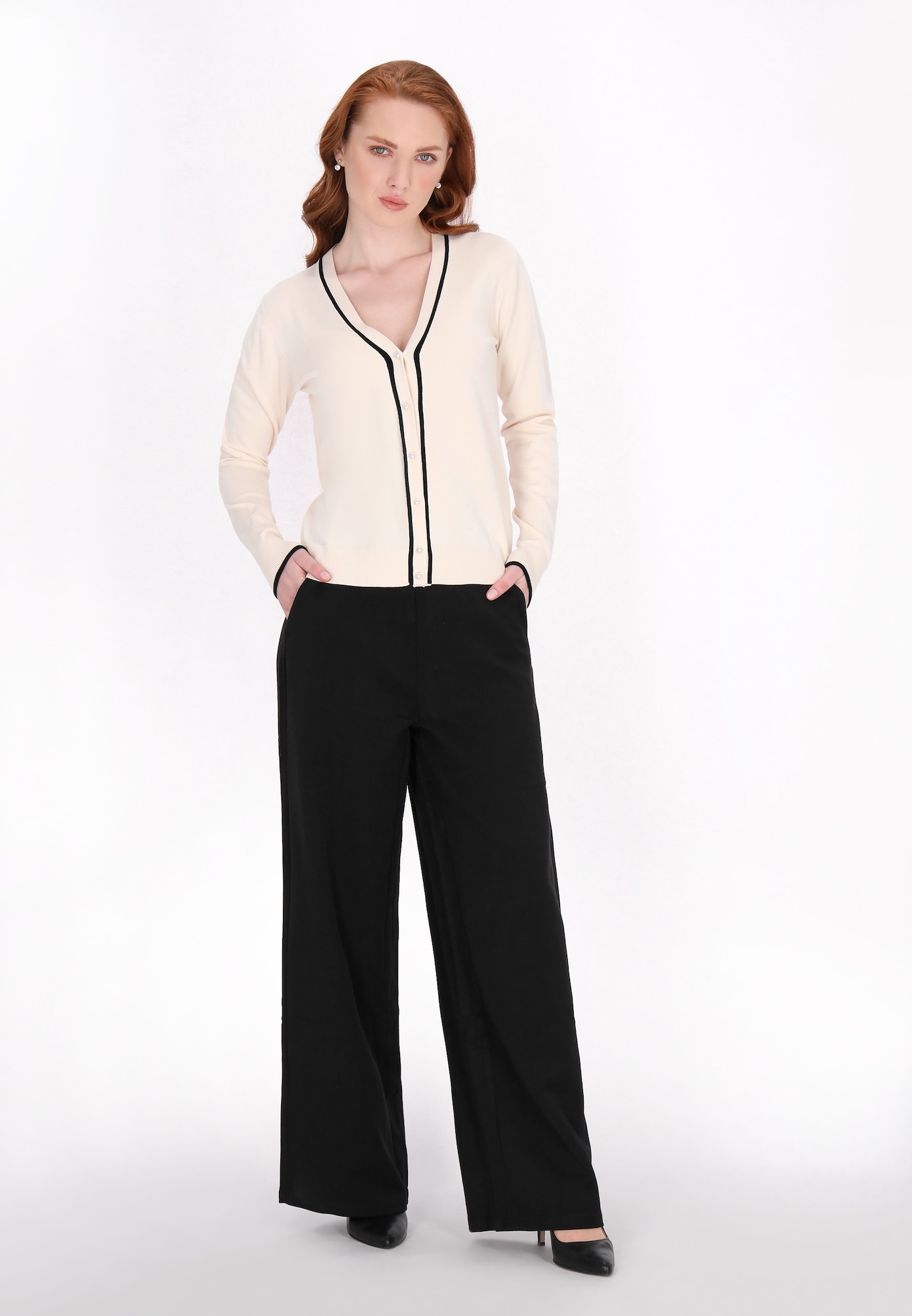 Thumbnail - DreiMaster Klassik Strickjacke Classic Look