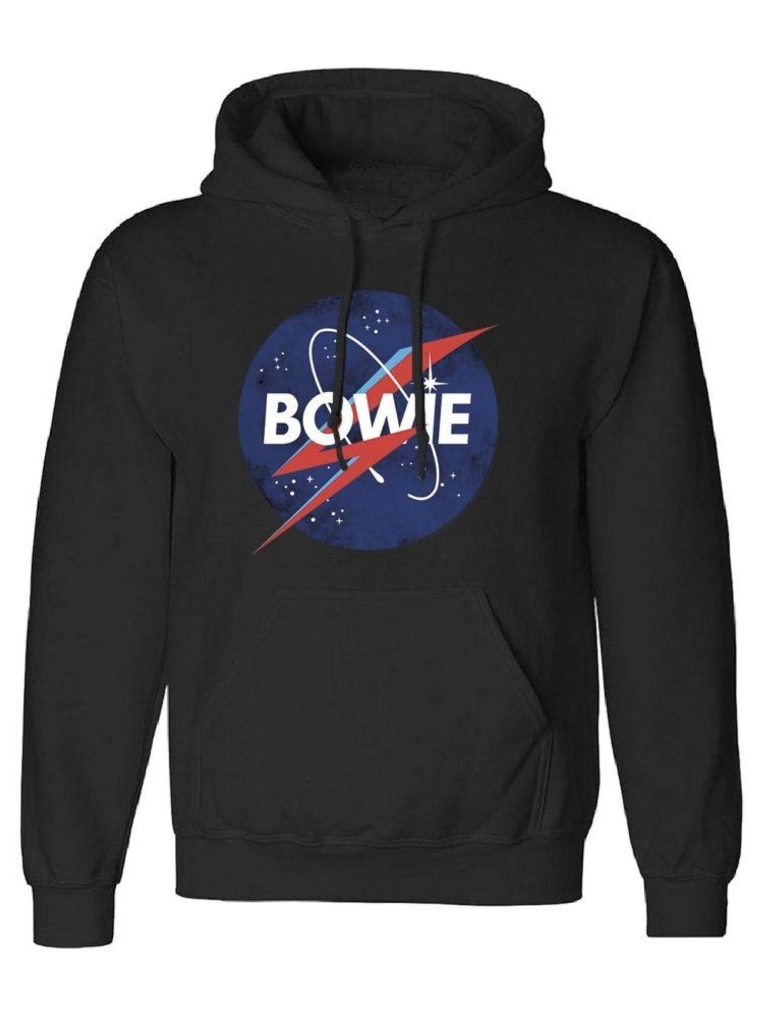 Rockshirts Sudadera 'David Bowie Spaceman Kapuzenpullover'  negro – imagen 4
