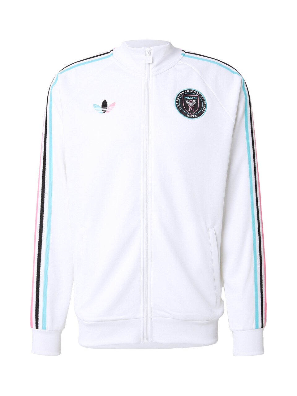 Sportjacka 'IMCF' aqua / rosa / svart