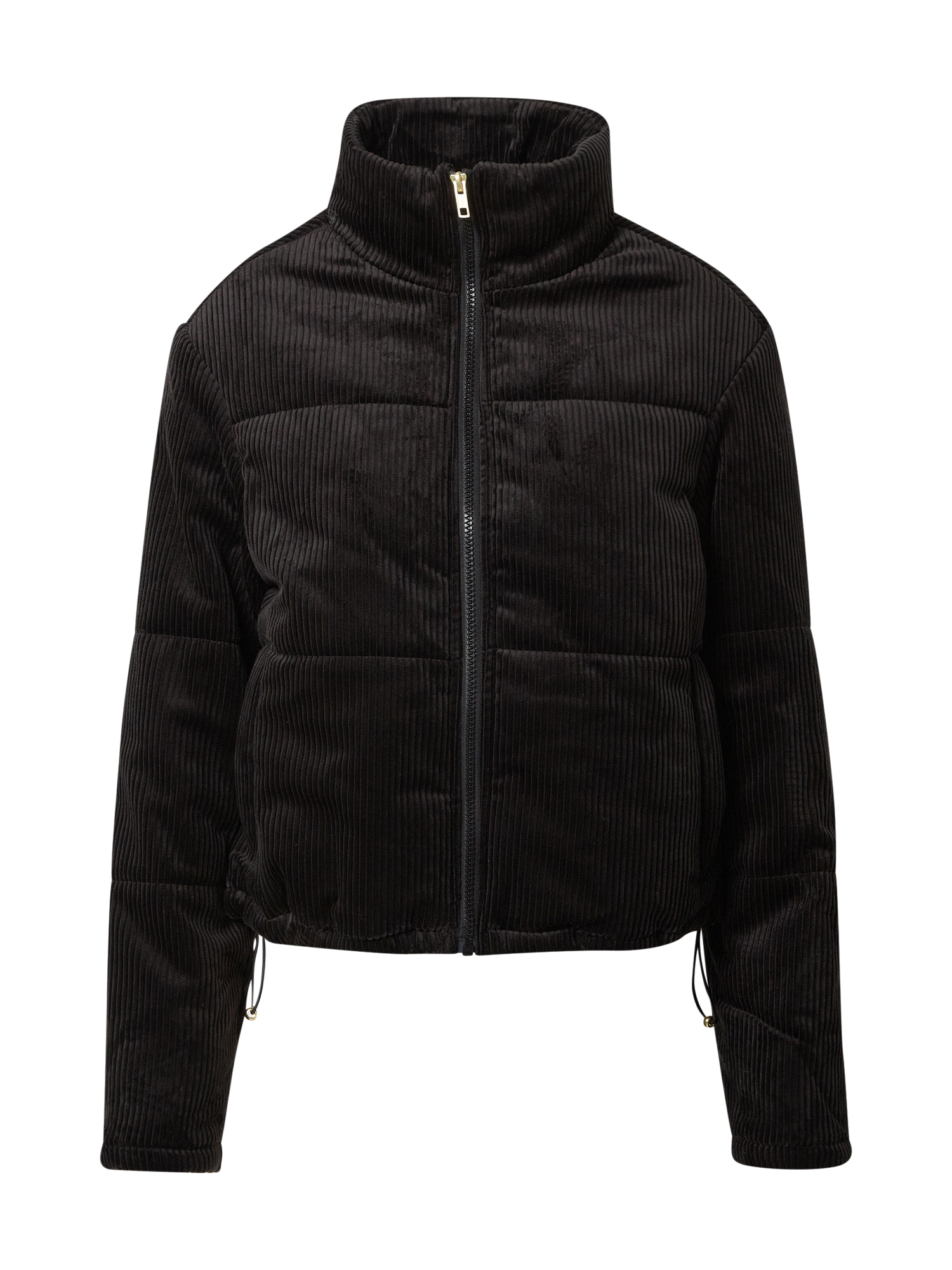 Urban Classics Prehodna jakna 'Ladies Corduroy'  črna