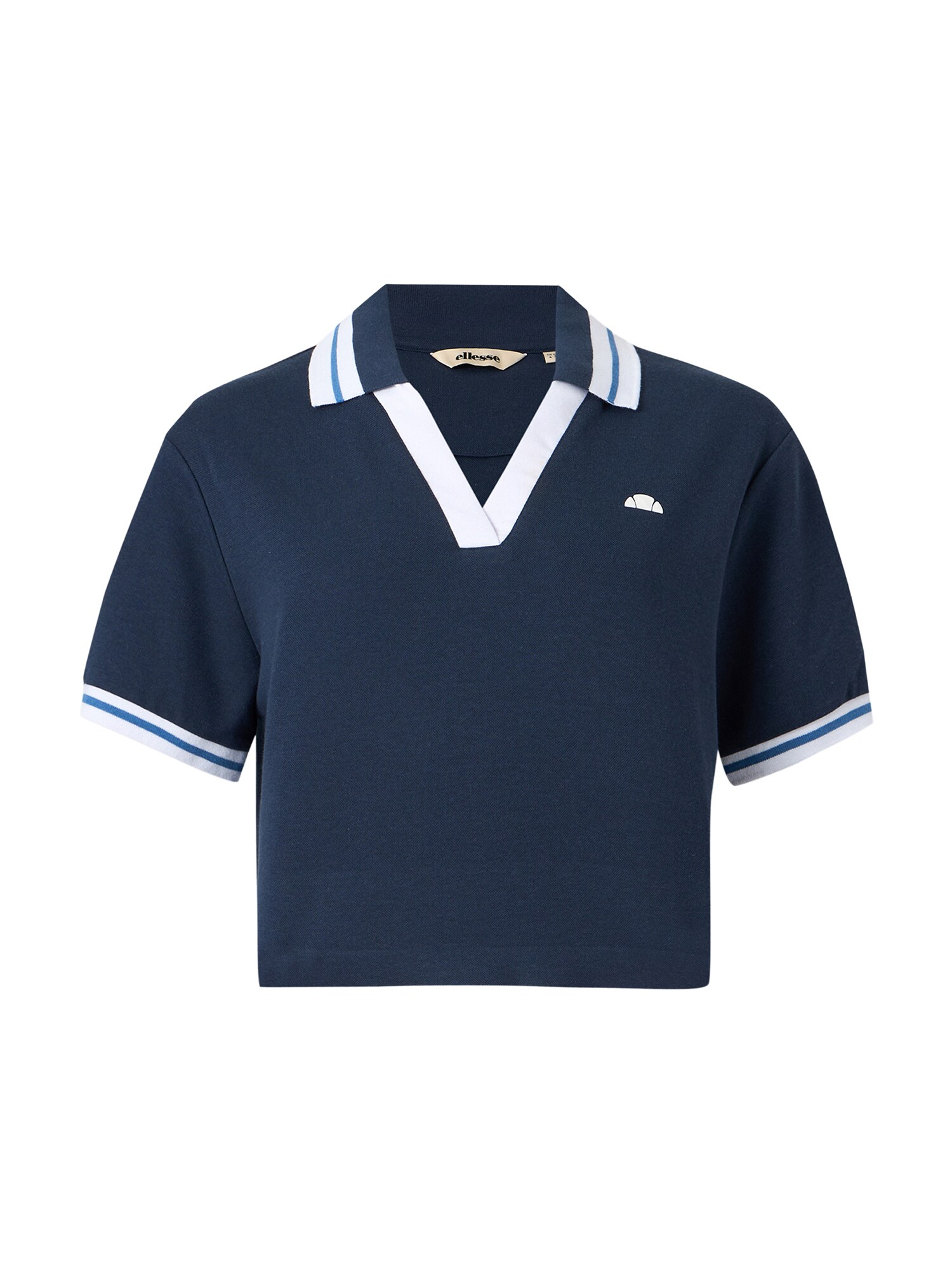 ELLESSE Tričko 'Fernie'  tmavomodrá / biela