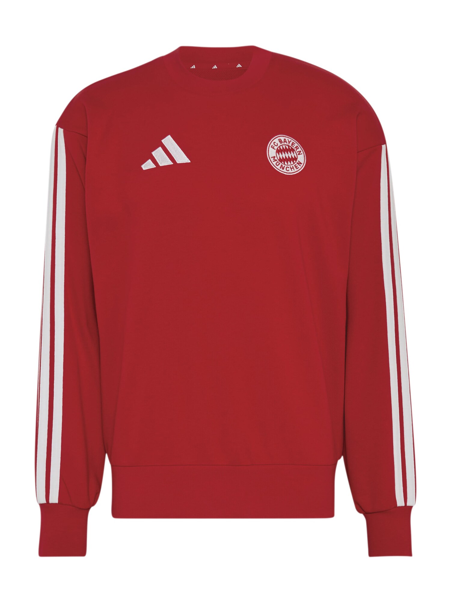 ADIDAS PERFORMANCE Športová mikina 'FCB DNA'  červená / biela
