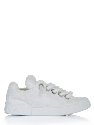 DOLCE & GABBANA Zapatillas deportivas bajas 'Dolce & Gabbana Portofino Sneaker beige'  blanco