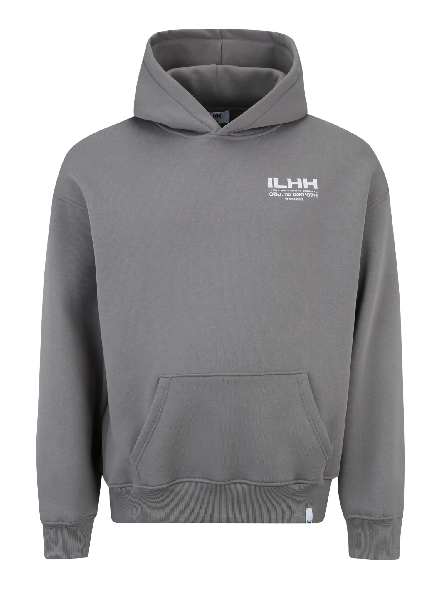 ILHH Sweatshirt 'Mika'  cinzento / branco