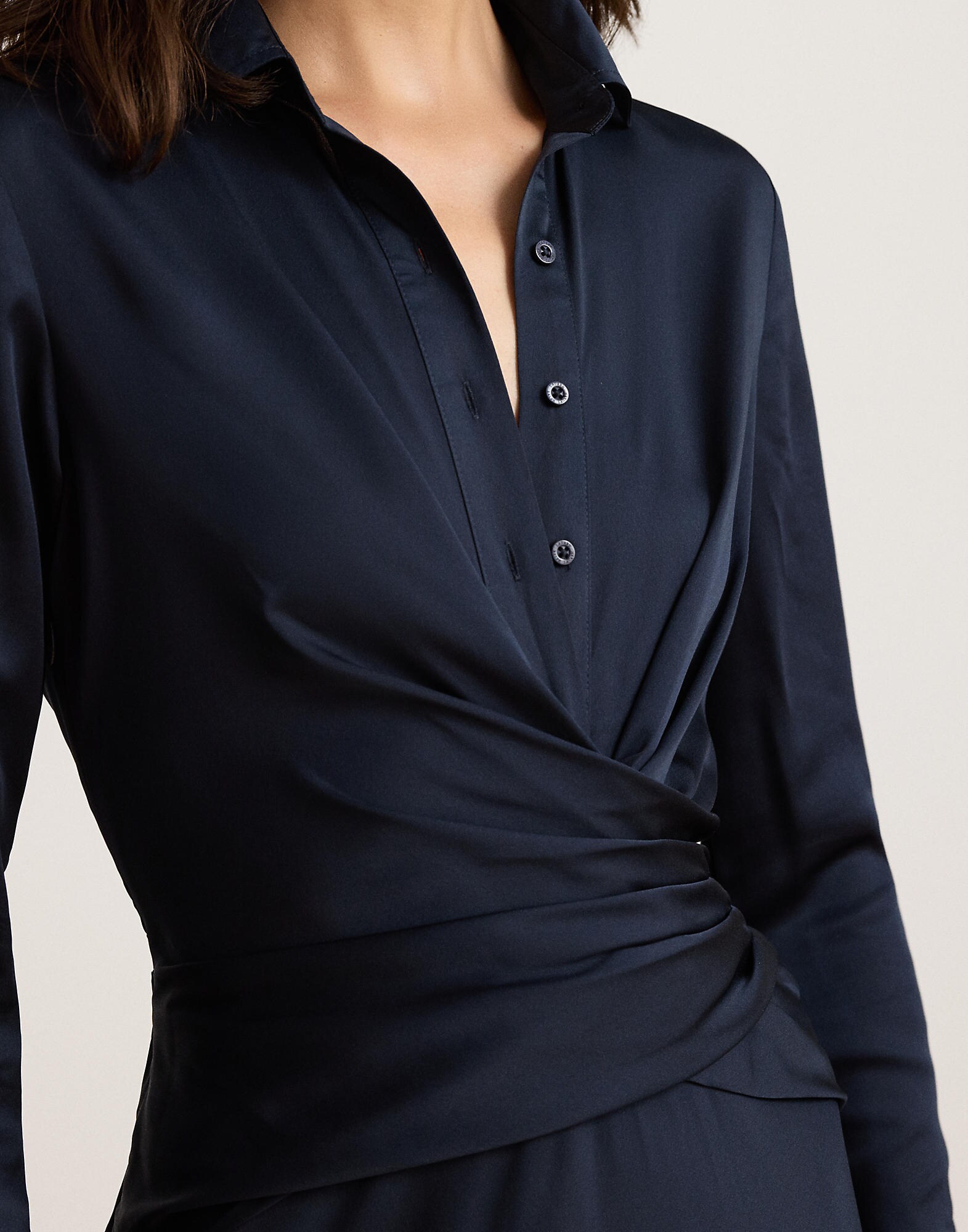 Lauren Ralph Lauren Vestido de noche navy – imagen 12
