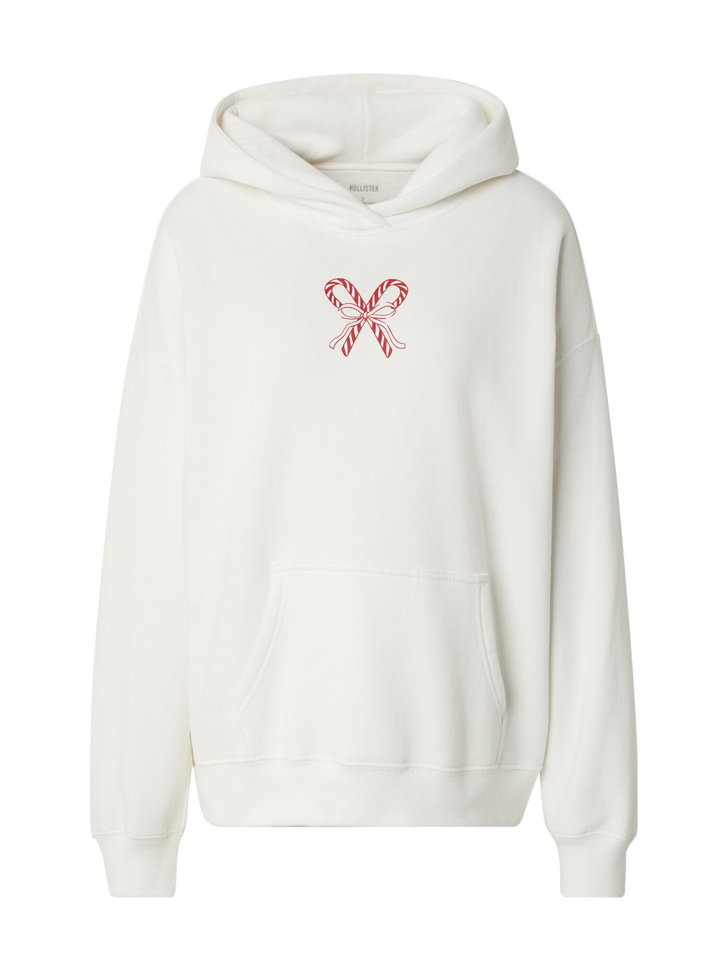HOLLISTER Sudadera  rojo / blanco