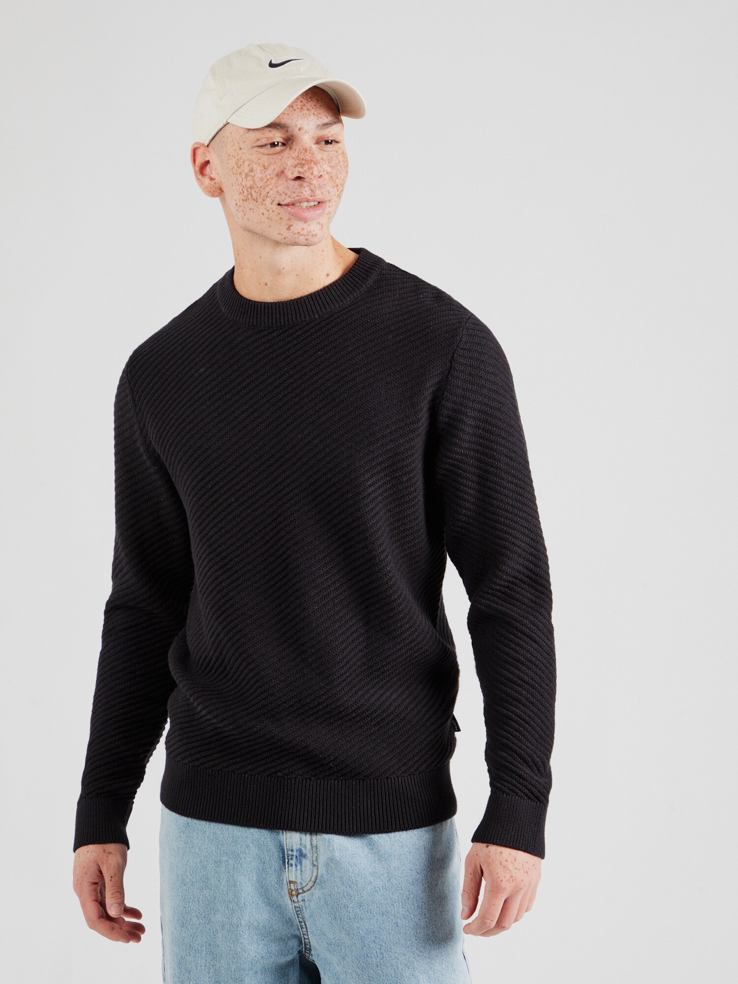 JACK & JONES Pulóver 'ALPHA'  fekete termék 2. képe