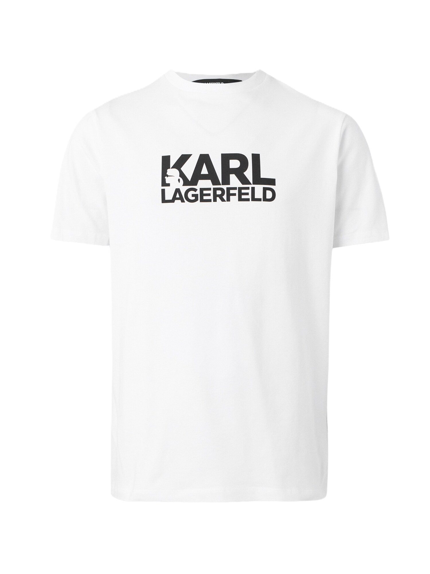 Karl Lagerfeld Tričko  čierna / biela