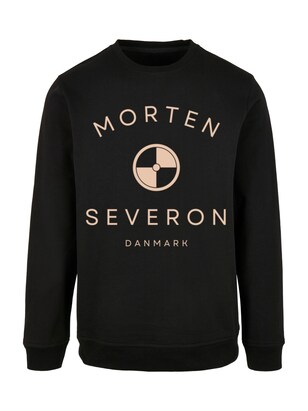 F4NT4STIC Sweatshirt ‘MORTEN SEVERON’ Beige / Zwart