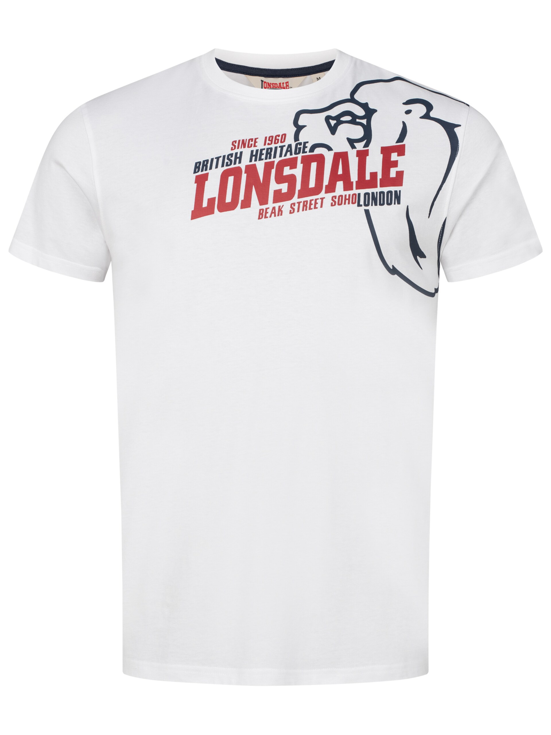 LONSDALE T-shirt 'Walkley' röd / svart herr – bild 2