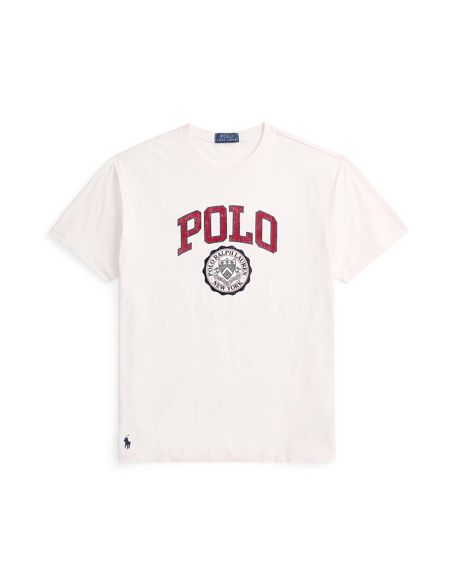 Polo Ralph Lauren Tricou albastru marin / roșu cireș / alb