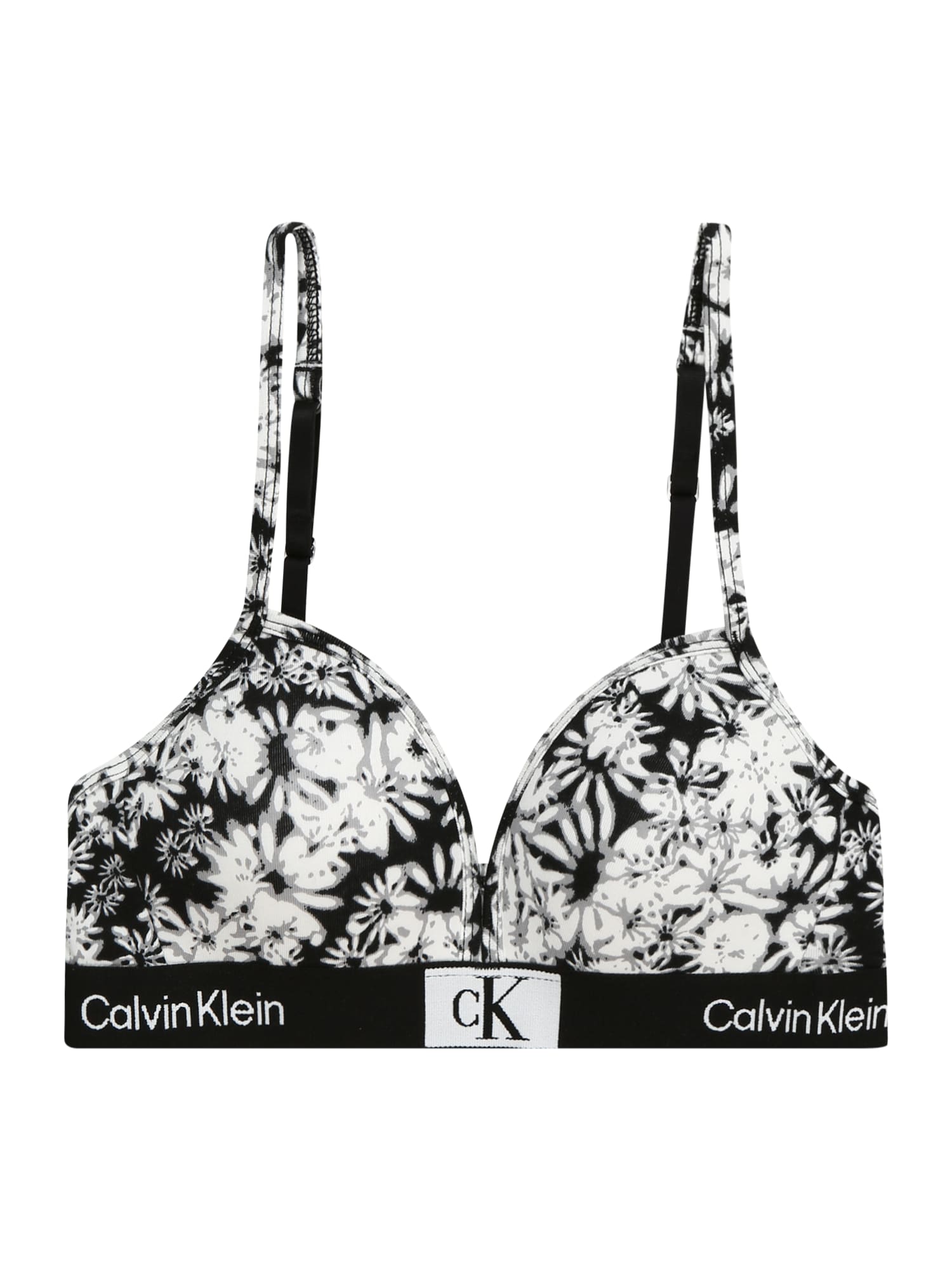 Calvin Klein Underwear Modrček  črna / bela