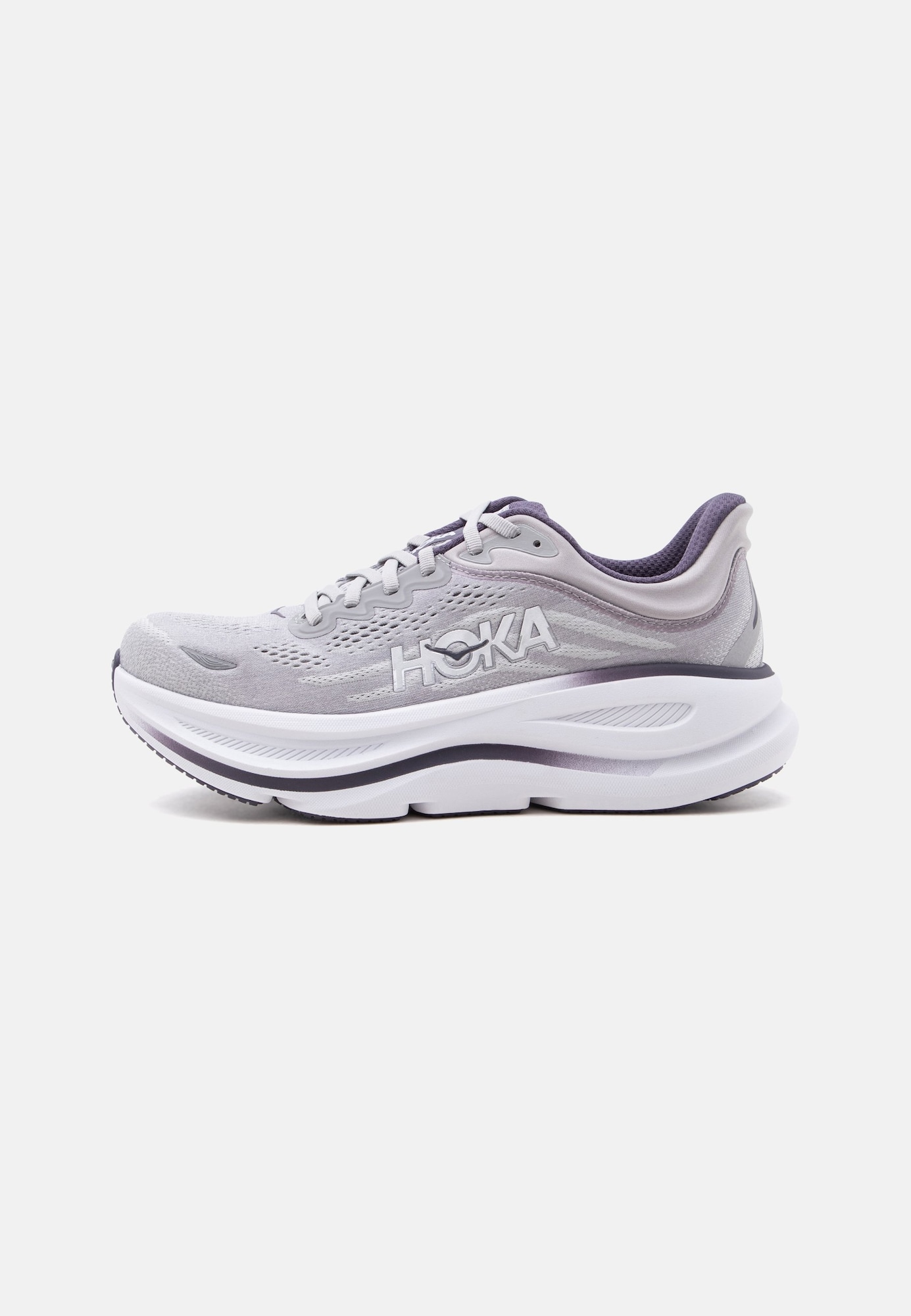 HOKA Zapatillas de running 'BONDI 9'  gris claro / mora / lila claro