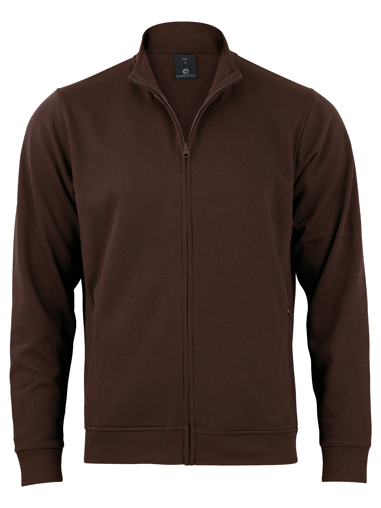 Stark Soul Sudadera con cremallera  chocolate