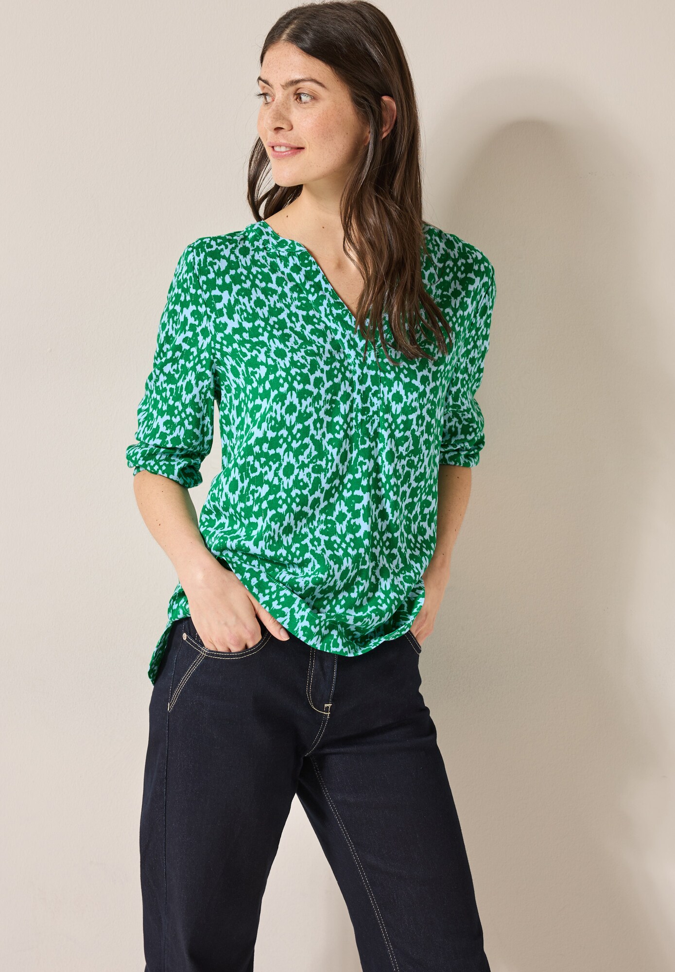 Thumbnail - CECIL Print-Bluse mit Glitzer