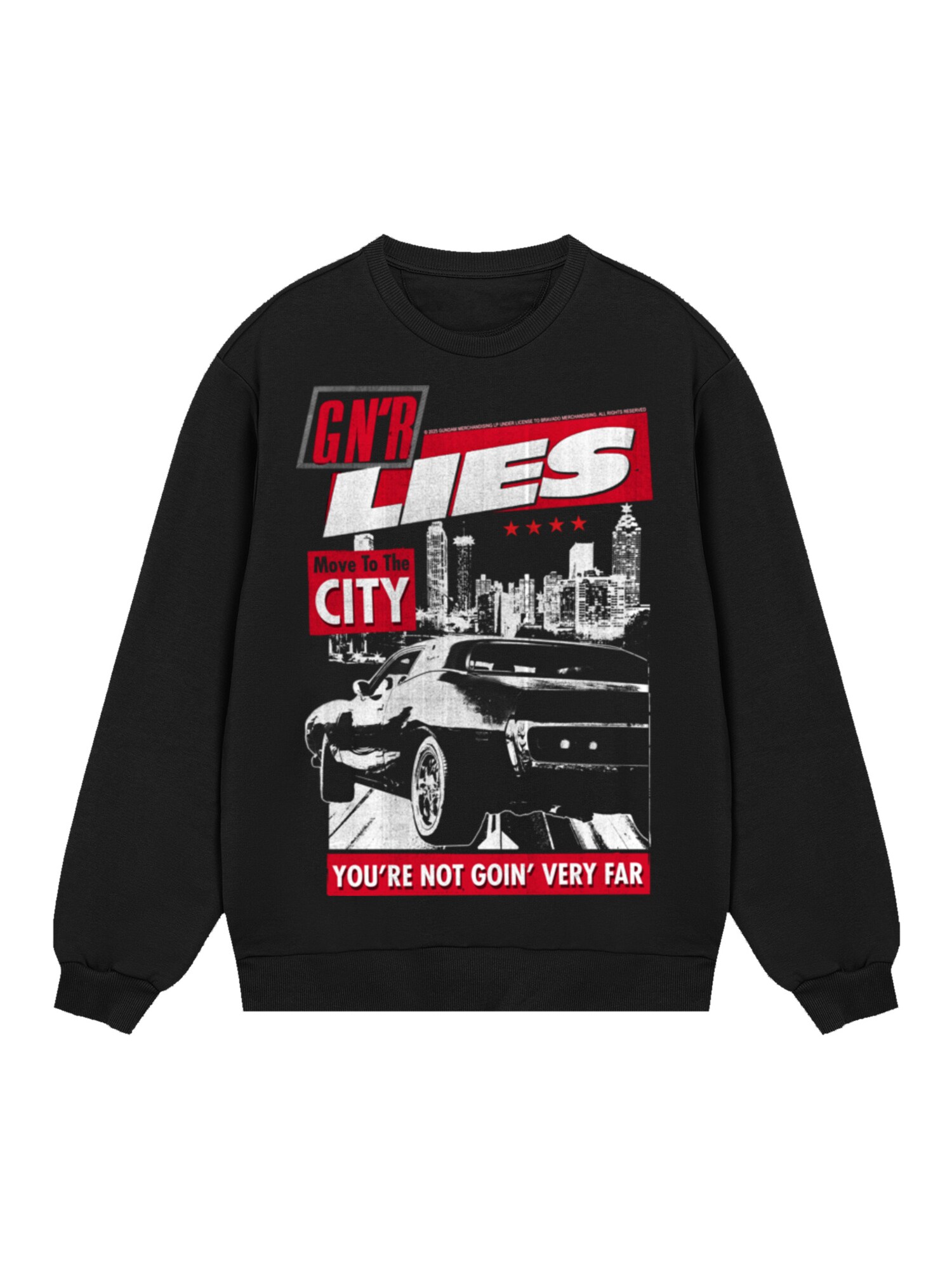 Thumbnail - F4NT4STIC Sweatshirt Guns N Roses Lies City Rock Music