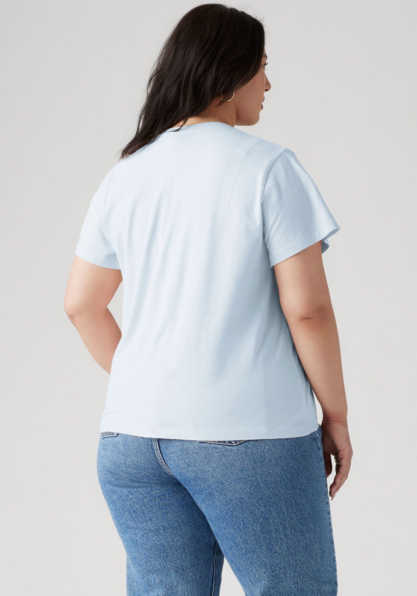 Levi's® Plus Tričko  svetlomodrá (obrázok 4)