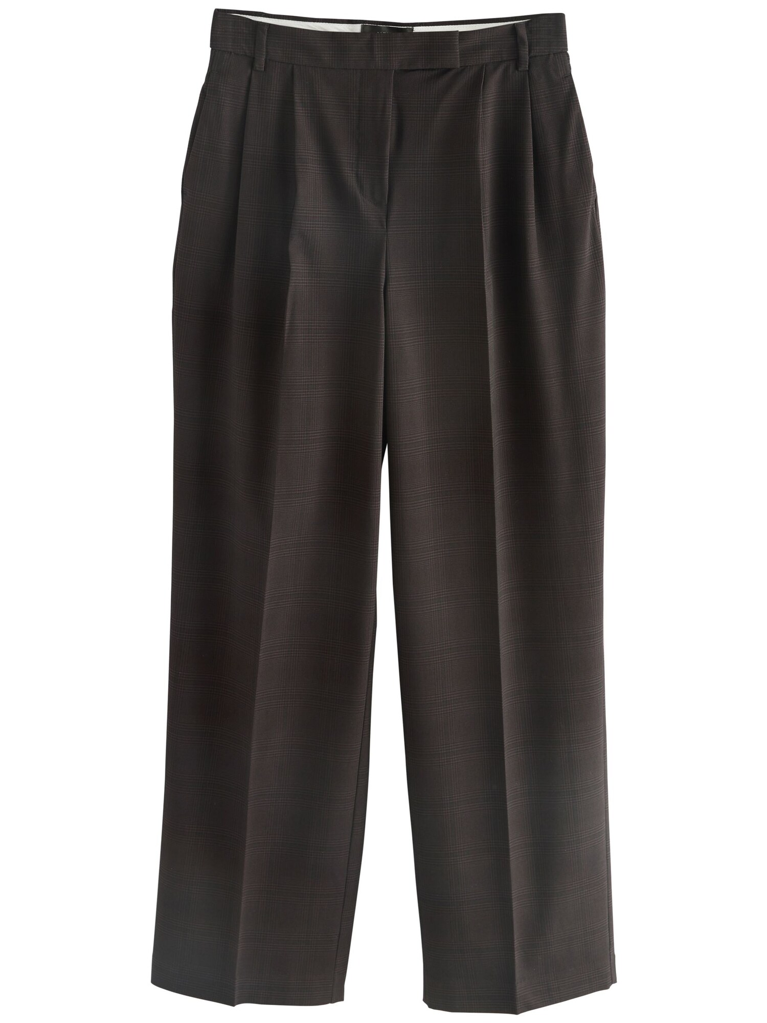 Next Pantaloni cutați  ciocolatiu / negru
