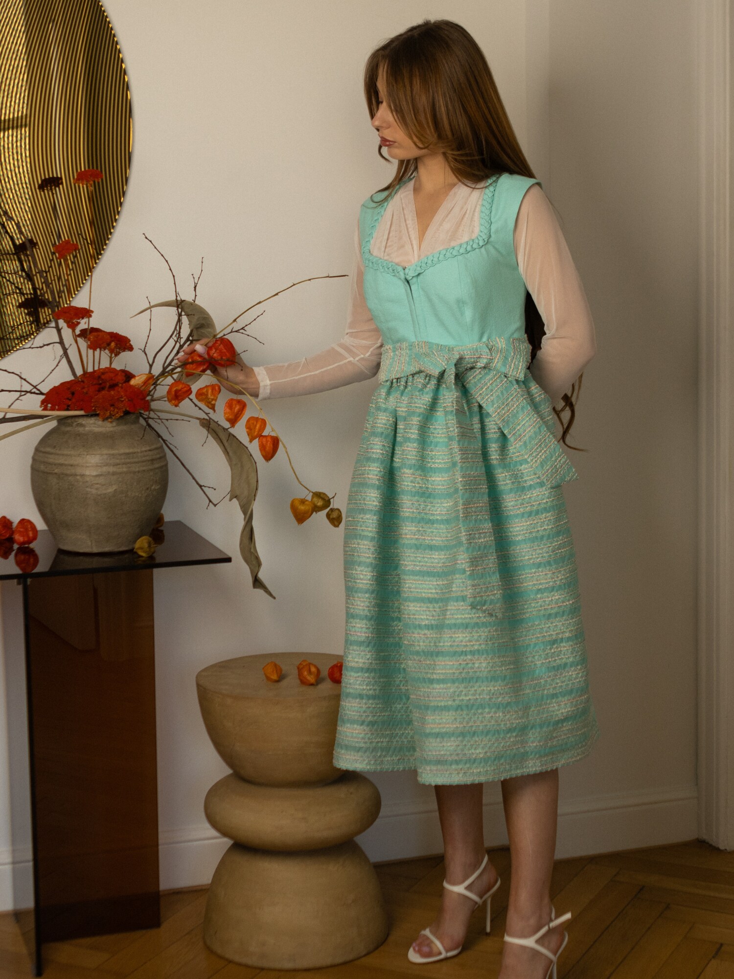 Thumbnail - INNA.Trachten Dirndl Aquamarine