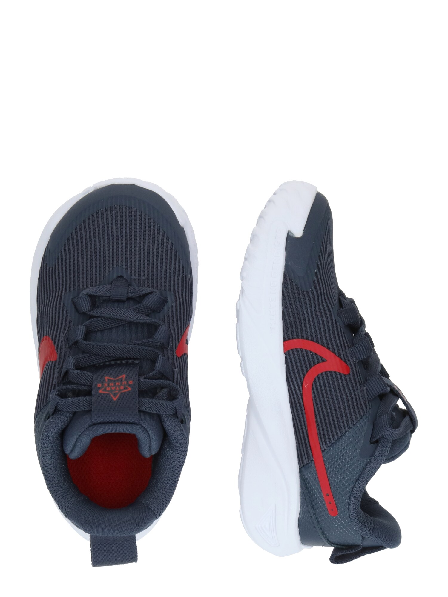 NIKE Sportcipő 'Star Runner 4'  tengerészkék / sötétvörös termék 2. képe