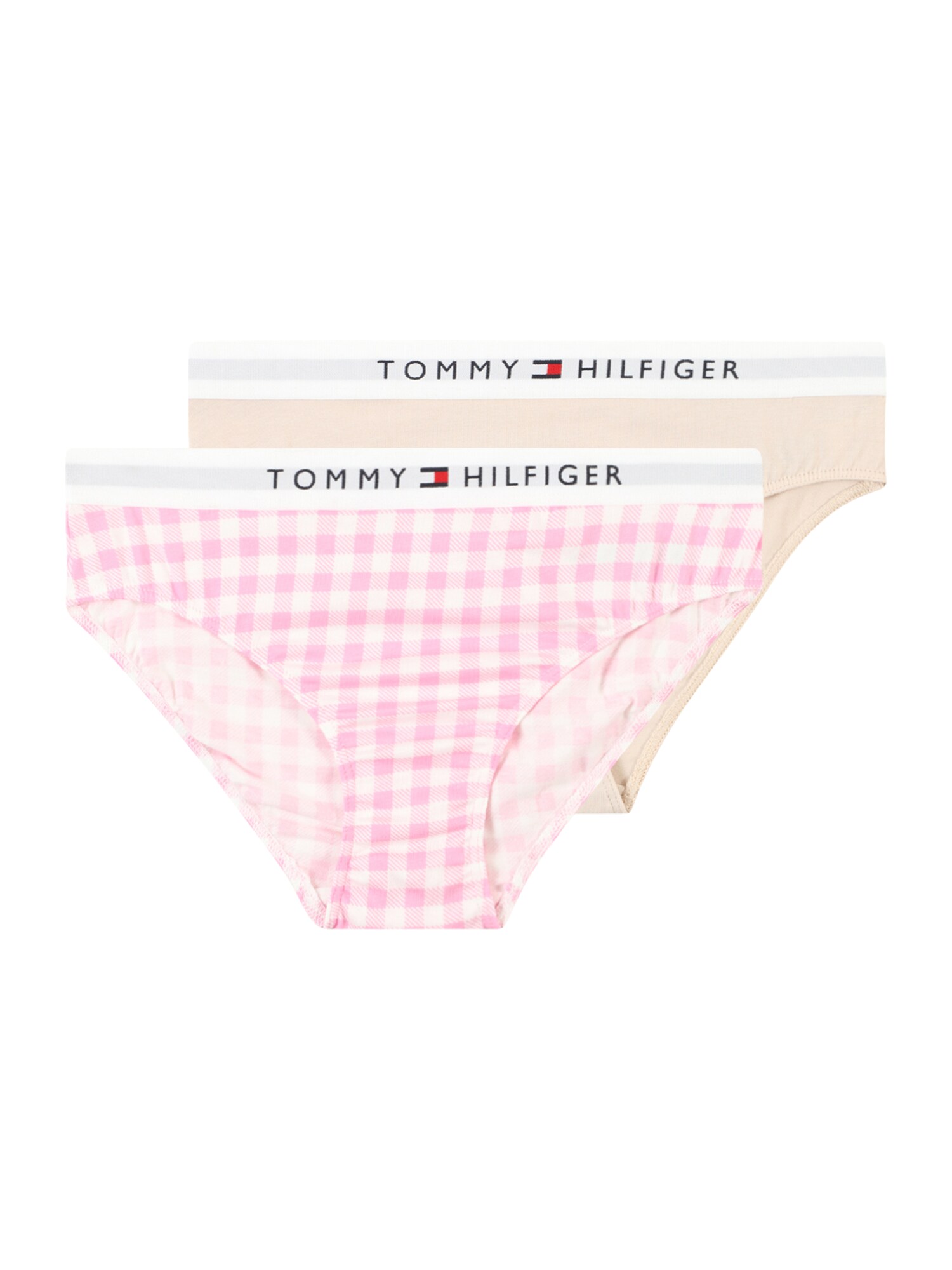 Tommy Hilfiger Underwear Apatinės kelnaitės kūno spalva / ryškiai rožinė spalva