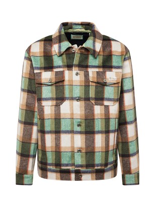 Scotch & Soda Tussenjas Beige / Bruin / Groen / Olijfgroen