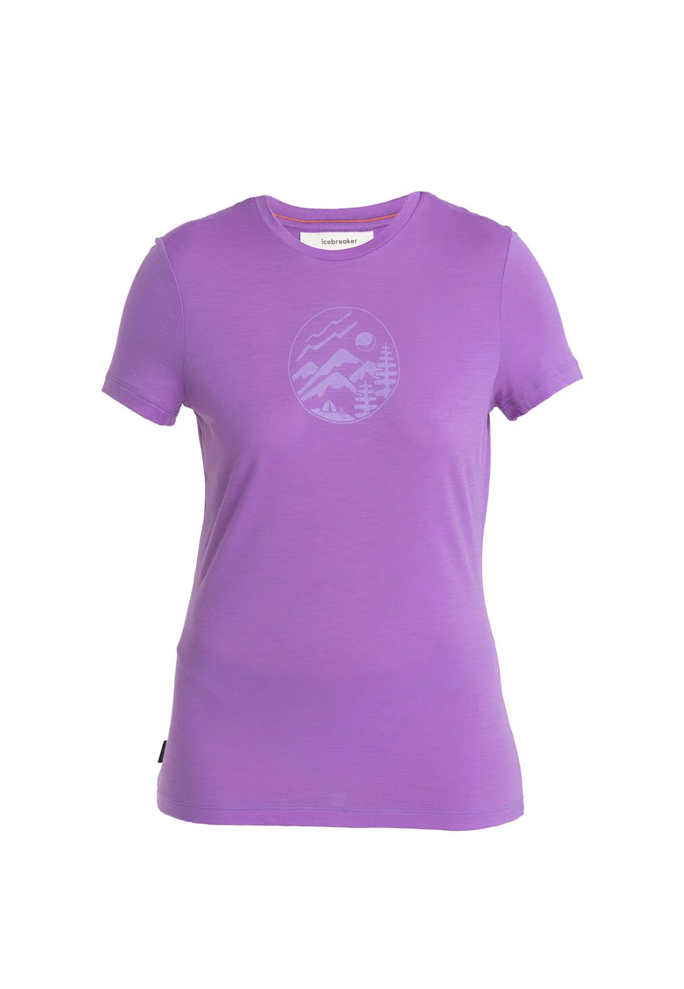 ICEBREAKER Funkcionalna majica 'Tech Lite III'  sivka / svetlo lila