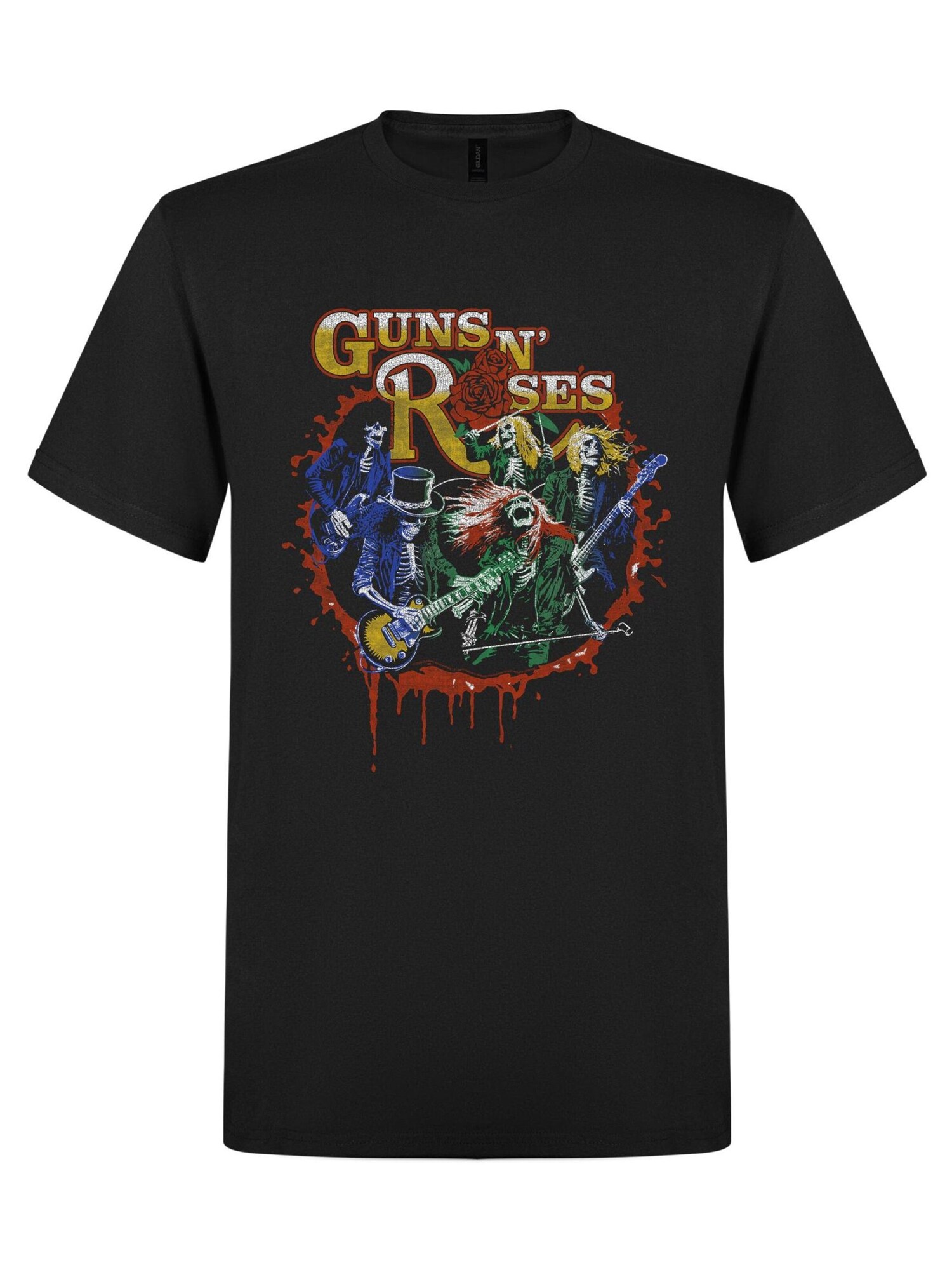 GUNS N' ROSES Camiseta 'Guns N´Roses Skeletons' negro – imagen 1