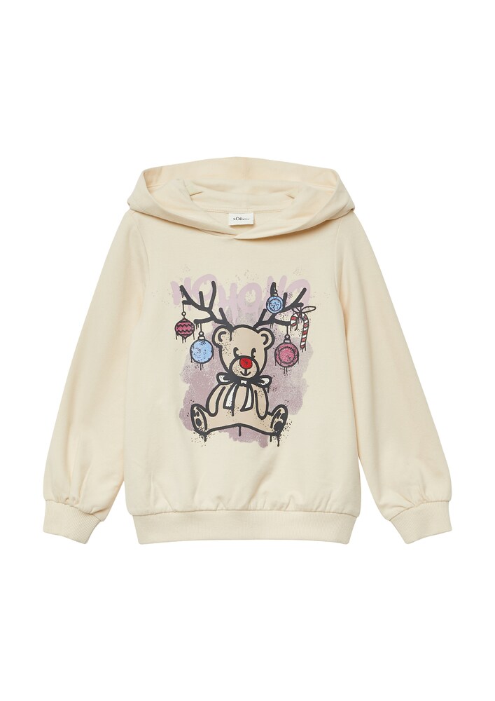 s.Oliver Sweatshirt Mädchen Größe 128/134 beige / mischfarben