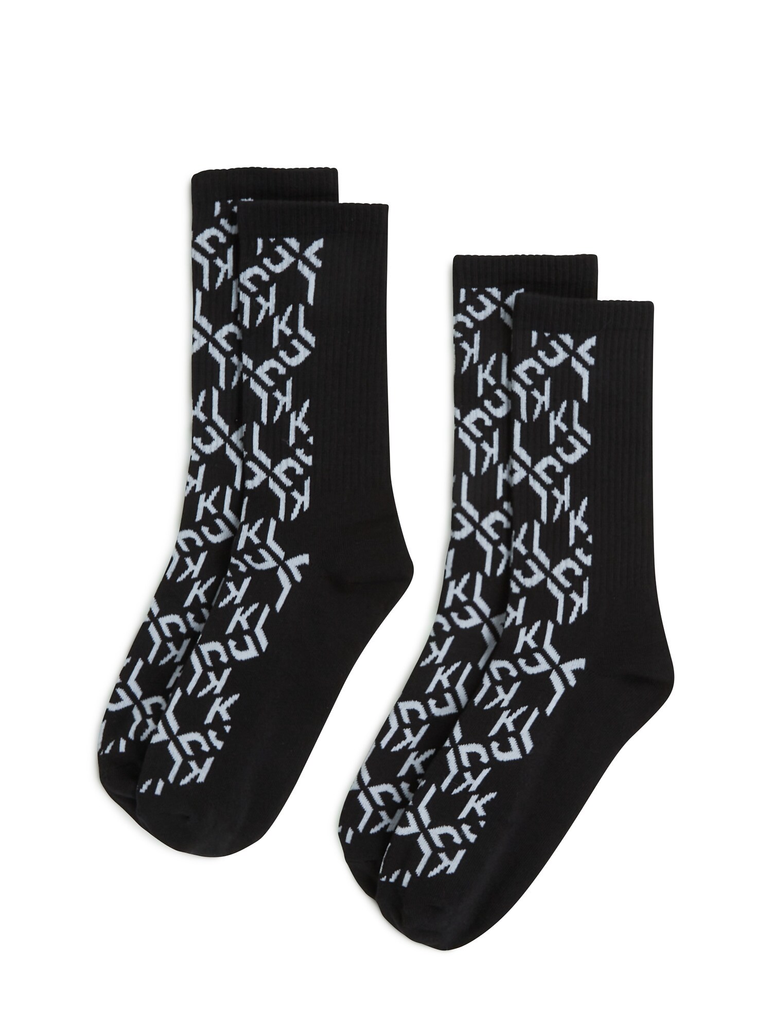 KARL LAGERFELD JEANS Șosete  negru / alb